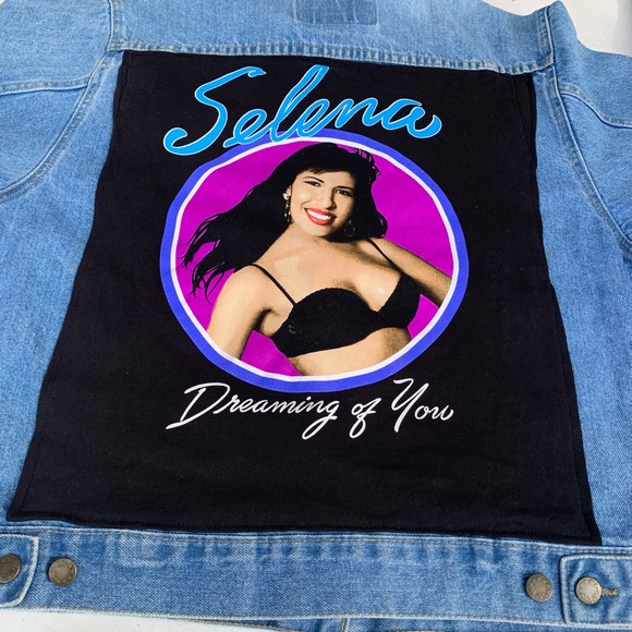 Vintage Selena custom reworked denim jacket size Small. - Picture 9 of 9